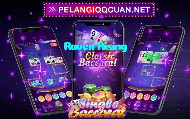 Raven Rising casino presented on mobile device in Pakistan with slots and live games